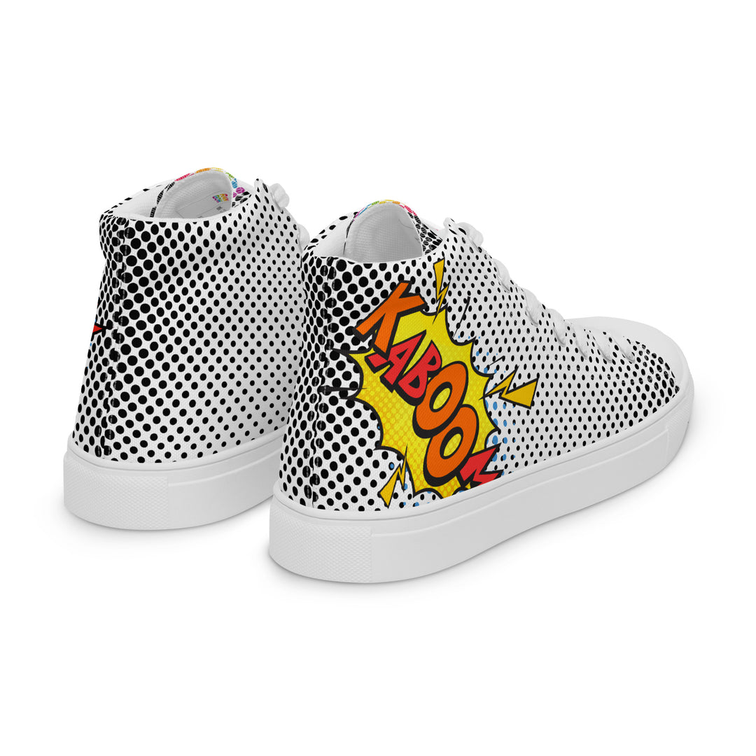 Pow! Pop Art High Top Trainers (male sizes) High Tops The Rainbow Stores