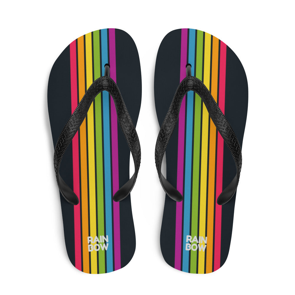 Rainbow Stripe Flip-Flops – The Rainbow Stores