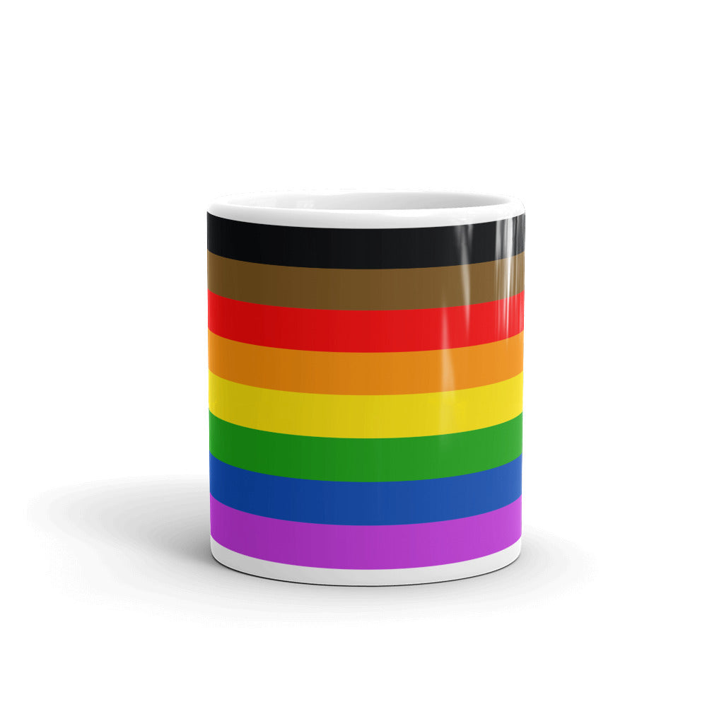 Philadelphia POC Pride Flag Mug Mugs The Rainbow Stores