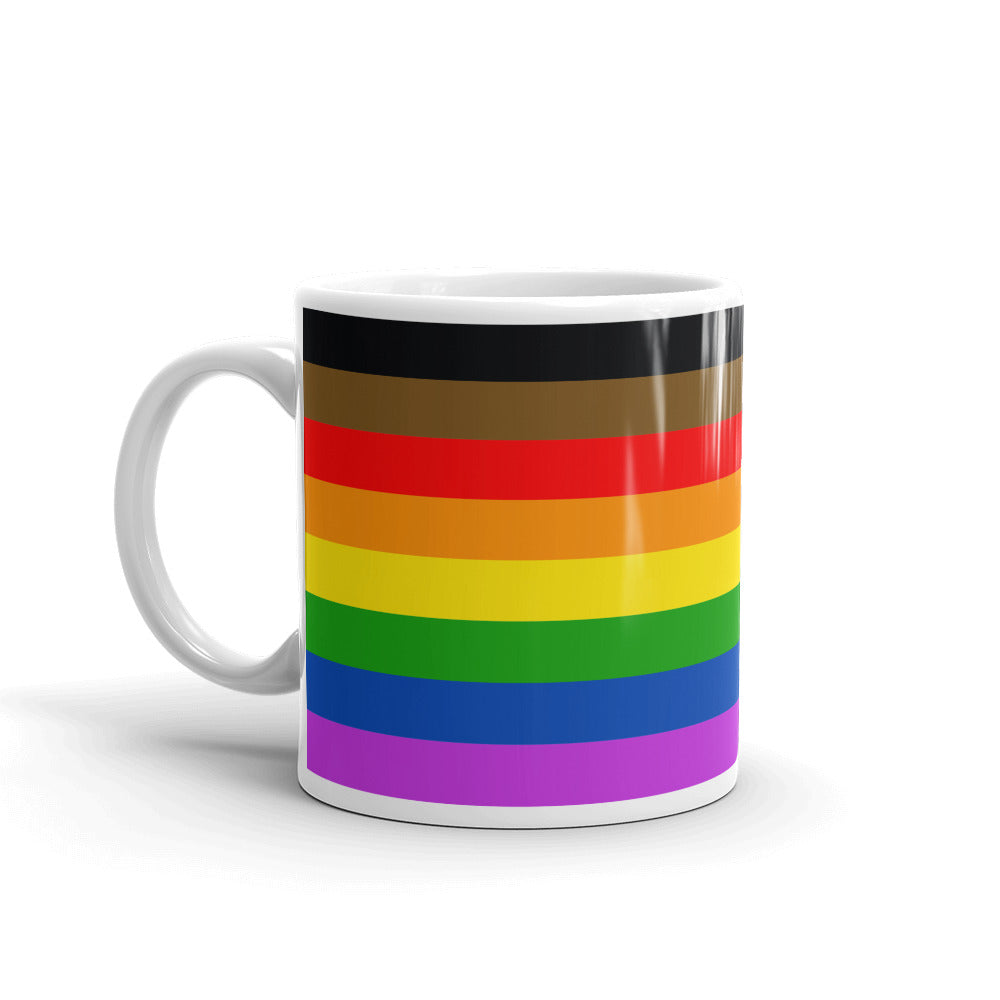 Philadelphia POC Pride Flag Mug Mugs The Rainbow Stores