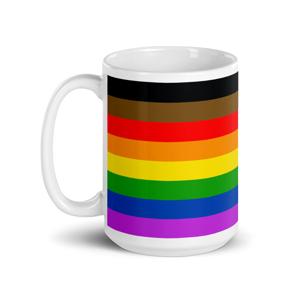 Philadelphia POC Pride Flag Mug Mugs The Rainbow Stores