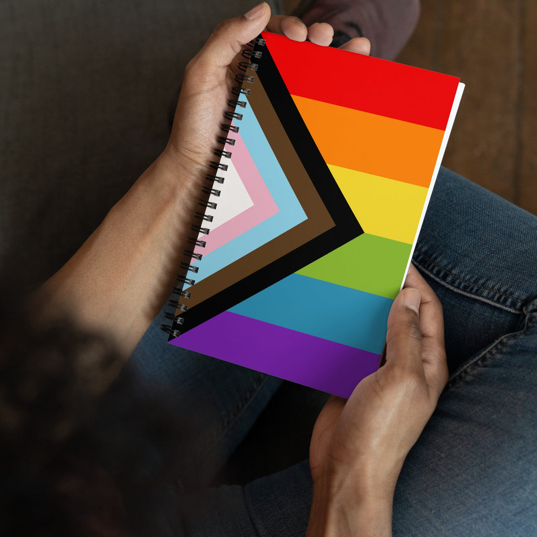Progressive Pride Flag Notebook 