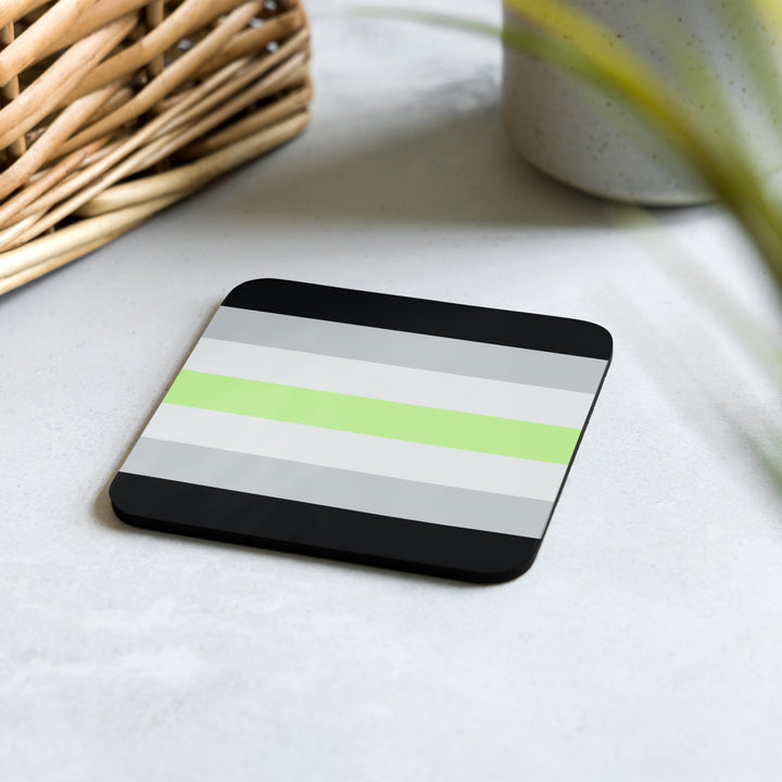 Agender Pride Flag Coaster Coaster The Rainbow Stores