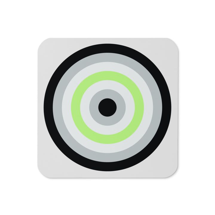 Agender Pride Flag Roundel Coaster Coaster The Rainbow Stores