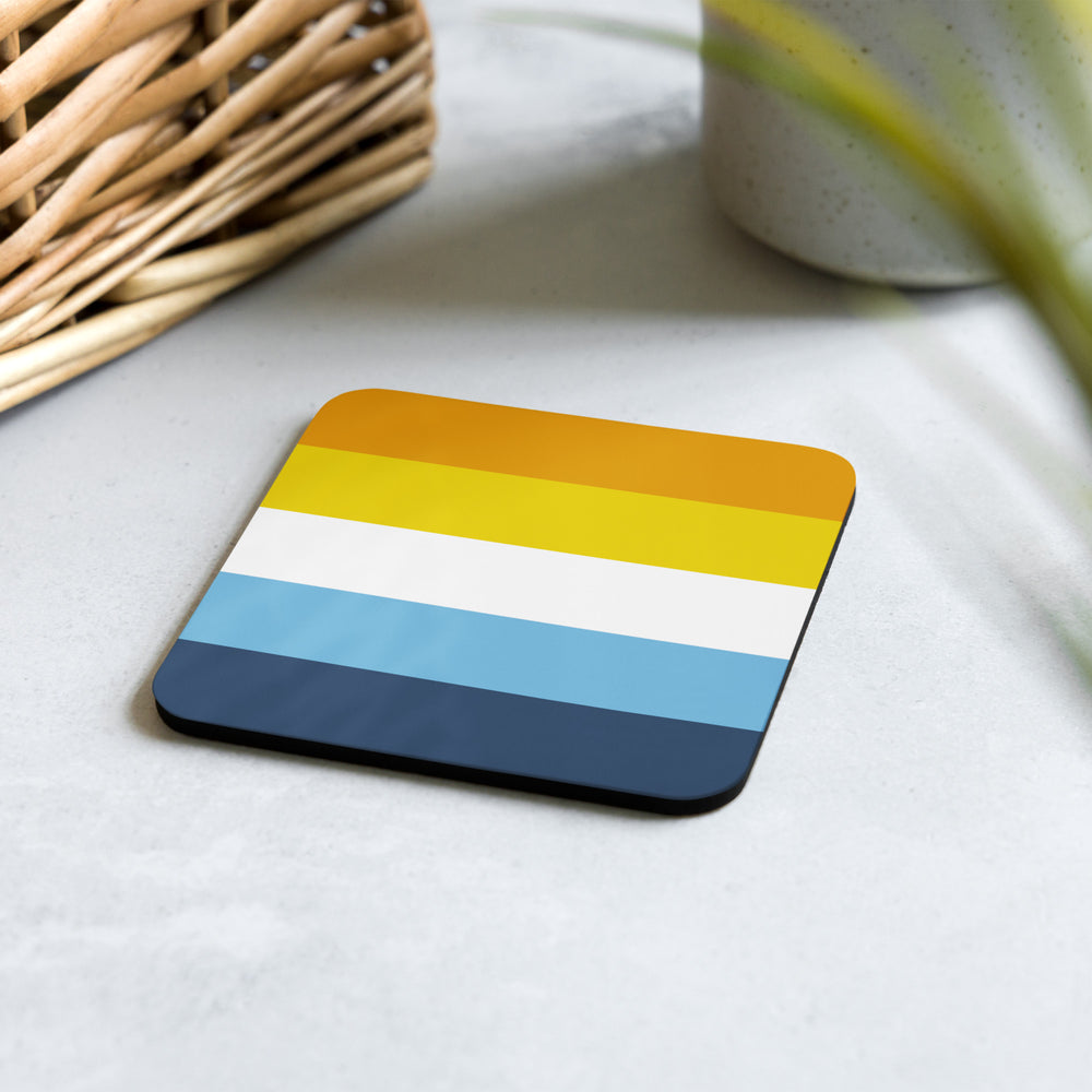 AroAce Pride Flag Coaster The Rainbow Stores aroace-pride-flag-coaster-the-rainbow-stores