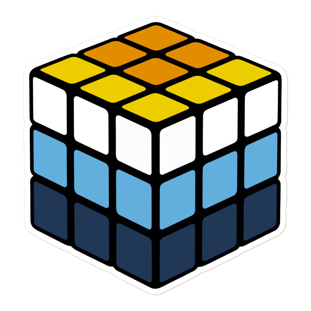 Aroace Pride Flag Rubiks Cube Sticker Stickers The Rainbow Stores