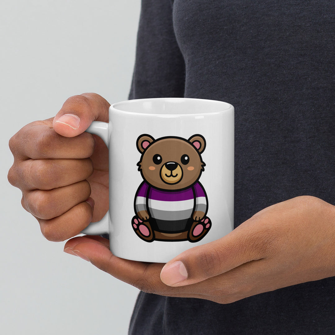 Asexual Pride Bear Mug Mugs The Rainbow Stores