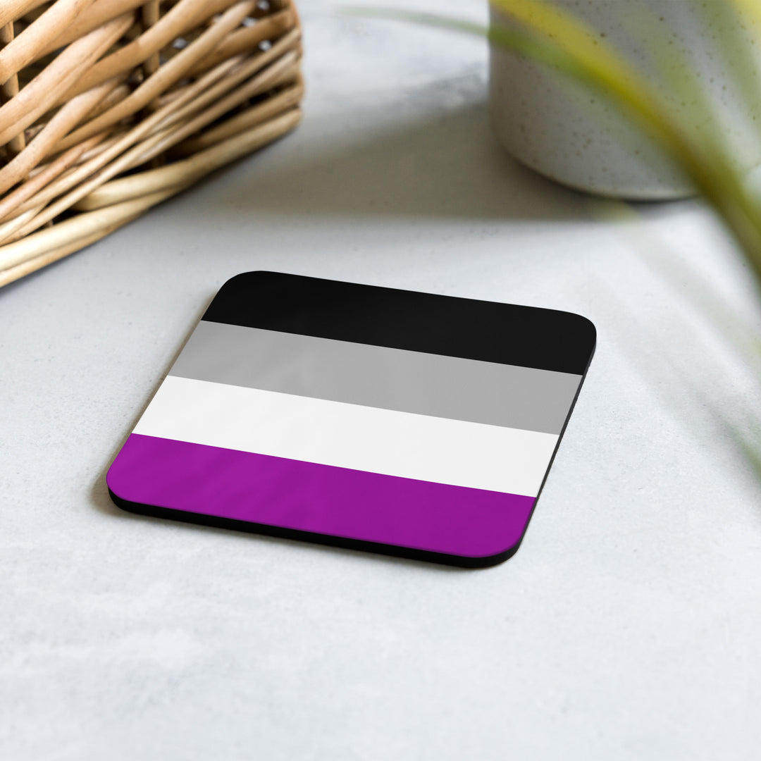 Asexual Pride Flag Coaster Coaster The Rainbow Stores