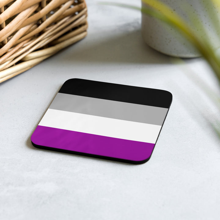 Asexual Pride Flag Coaster Coaster The Rainbow Stores