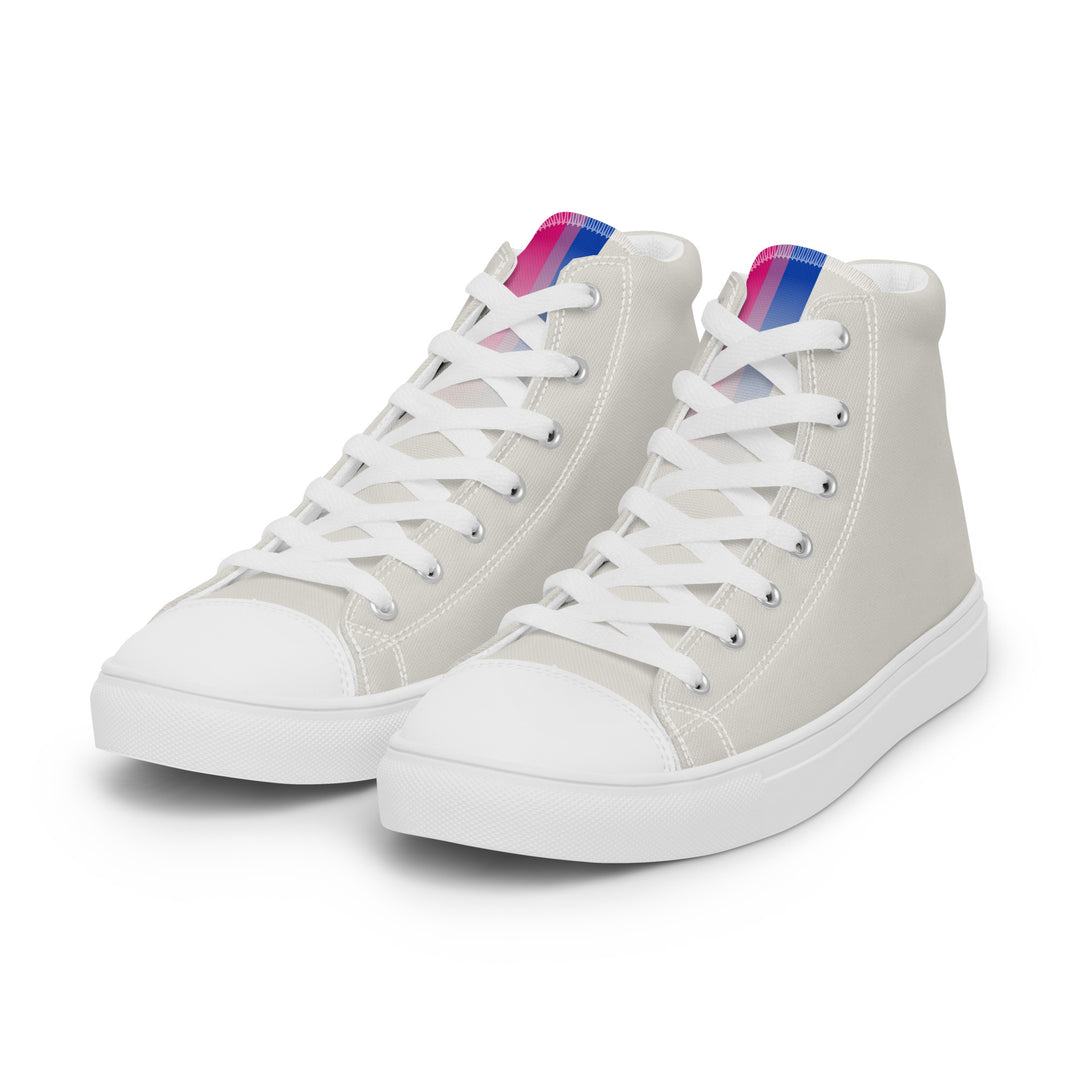 Bi Pride Hemp High Top Trainers (female sizes) High Tops The Rainbow Stores
