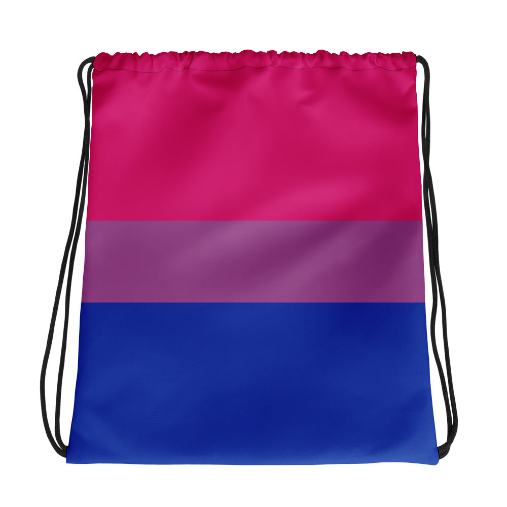 Bisexual Pride Flag Drawstring Bag  The Rainbow Stores