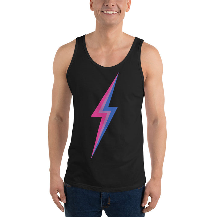 Bisexual Pride Lightning Tank Top Vests and Tank Tops The Rainbow Stores