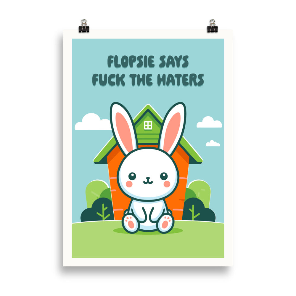 Flopsie Says Art Print Art prints The Rainbow Stores