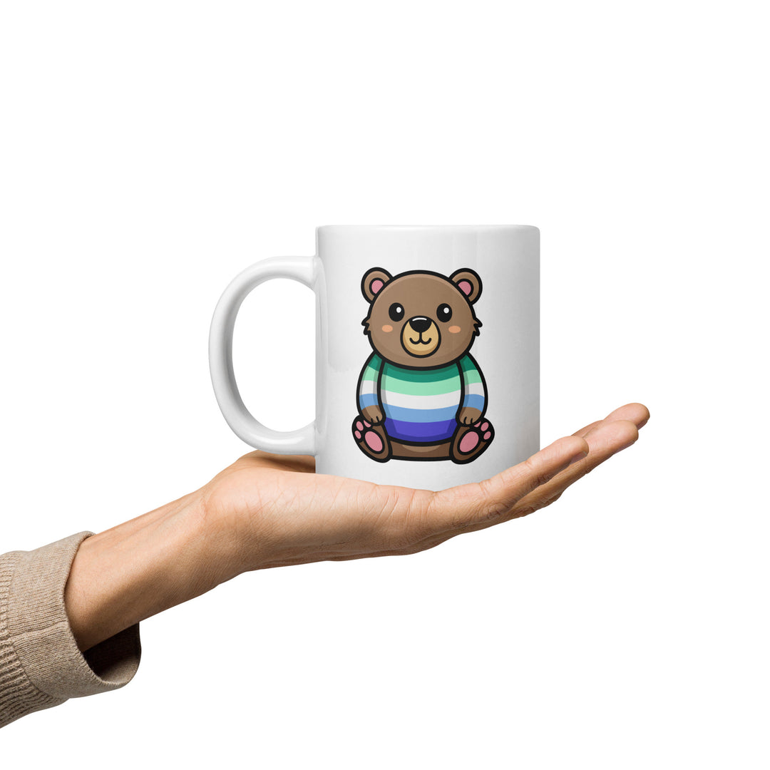 Gay Men's Pride Bear Mug Mugs The Rainbow Stores