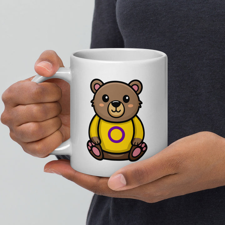 Intersex Pride Bear Mug Mugs The Rainbow Stores