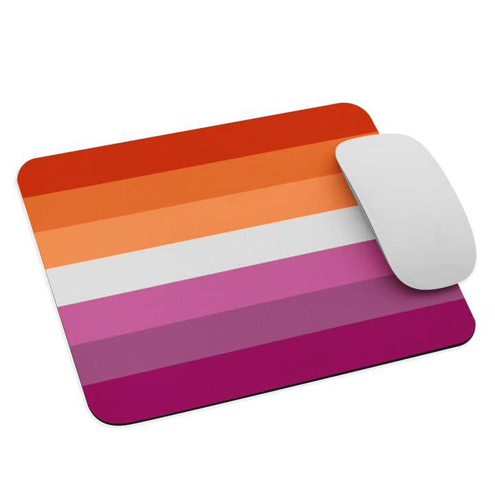 Lesbian Pride Flag Mouse Pad/Mouse Mat The Rainbow Stores