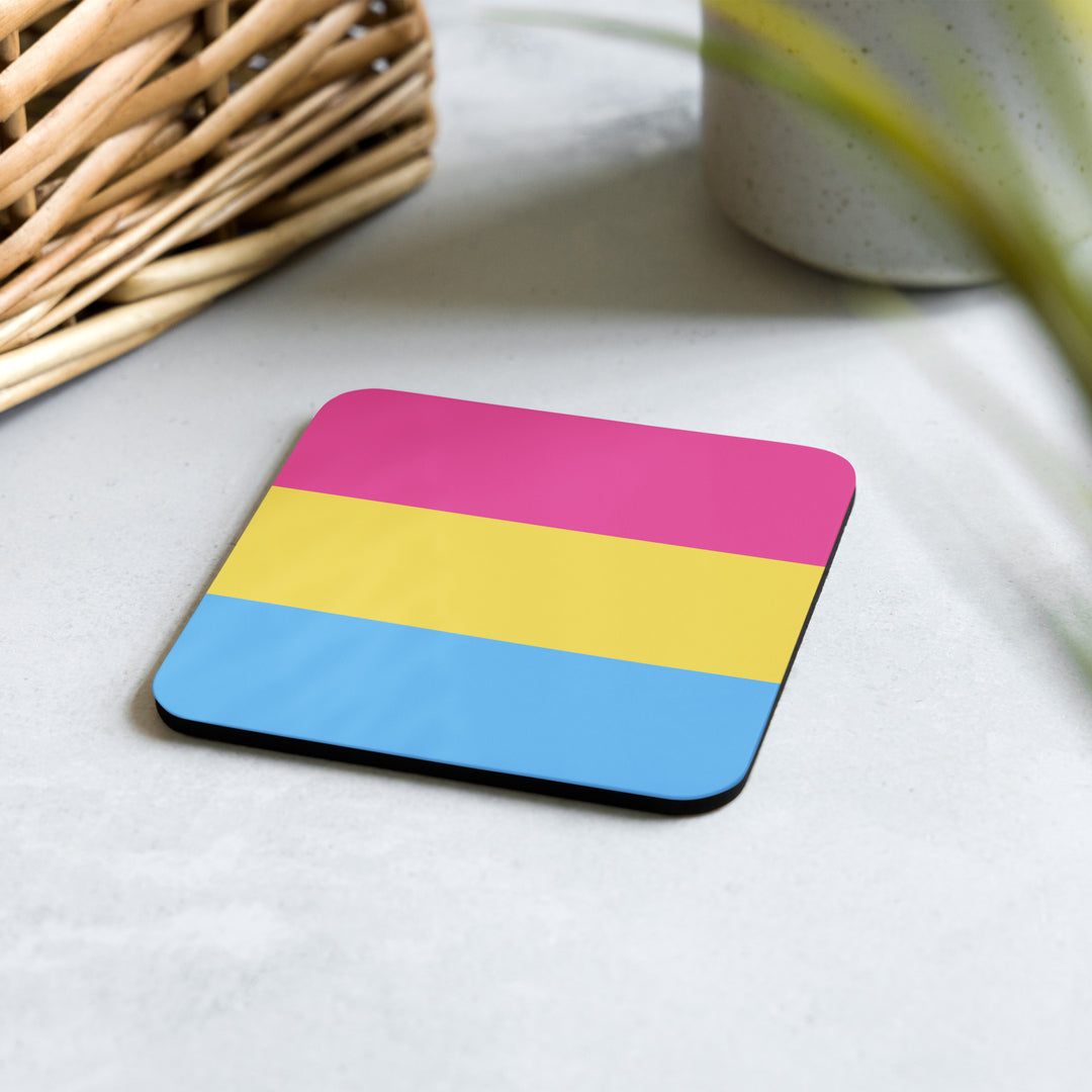 Pansexual Pride Flag Coaster Coaster The Rainbow Stores