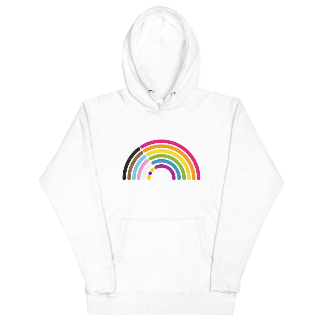 Progress Pride Rainbow Hoodie Hoodies The Rainbow Stores