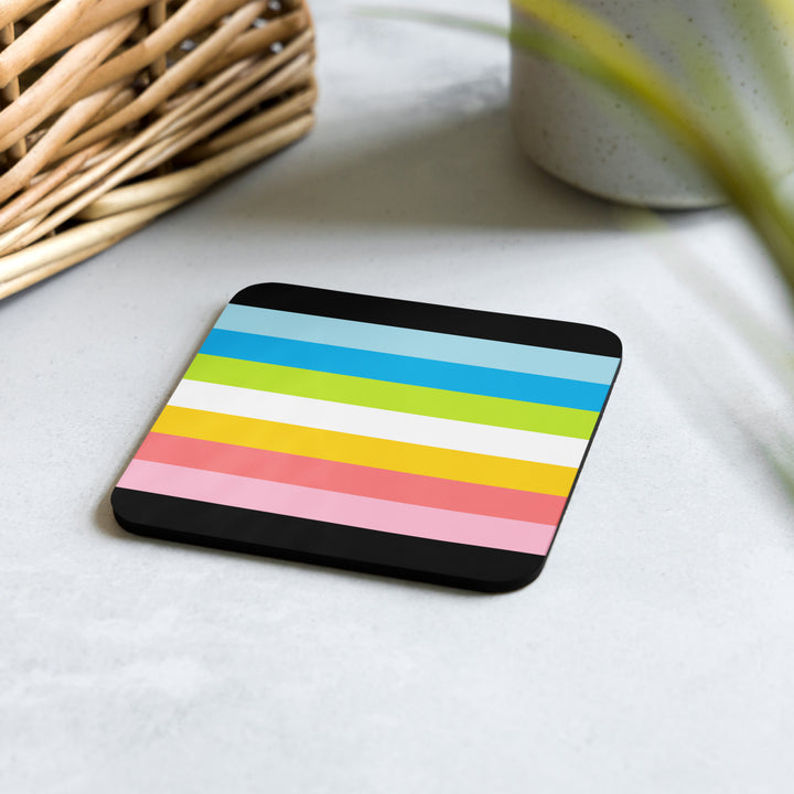 Queer Pride Flag Coaster Coaster The Rainbow Stores