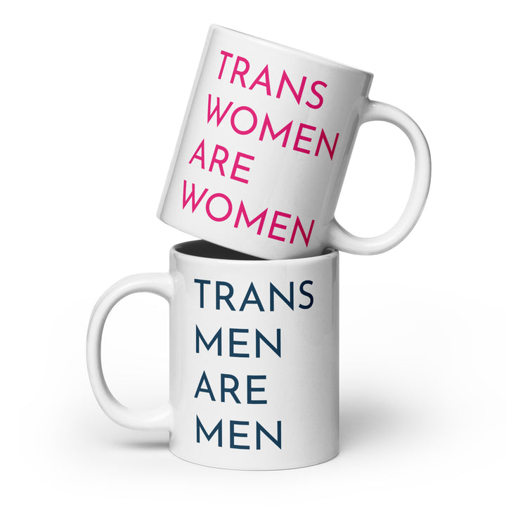 Trans Men Are Men Trans Women Are Women Mug Mugs The Rainbow Stores