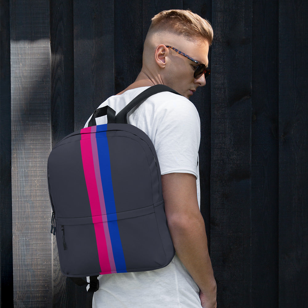 Bisexual Pride Stripe Backpack