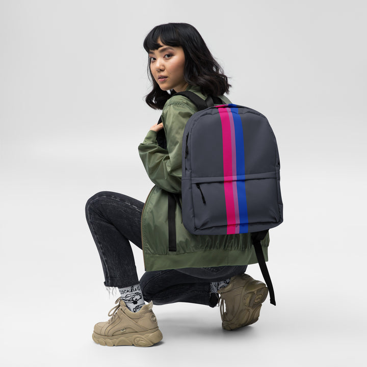 Bisexual Pride Stripe Backpack