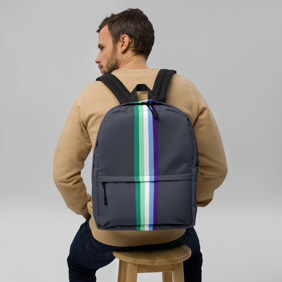 Gay Men's Pride Stripe Backpack The Rainbow Stores