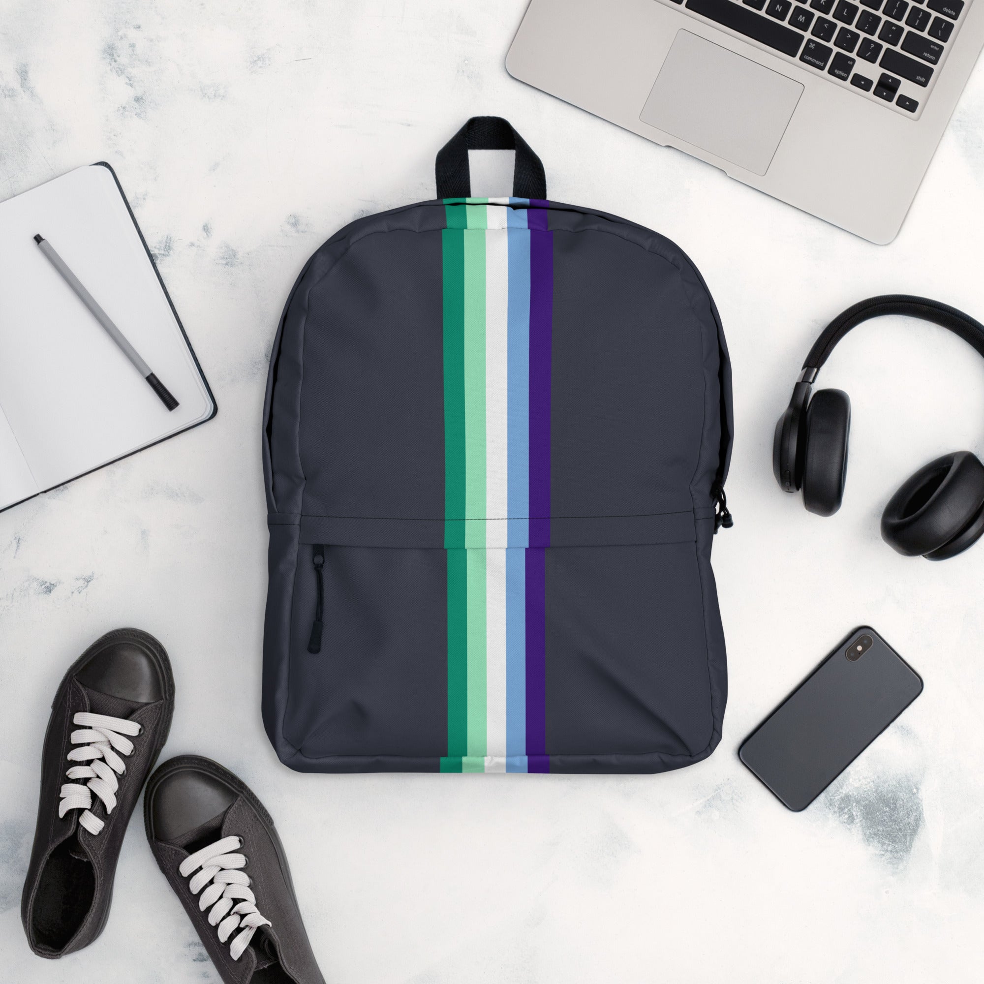 ★LOTSYOU★ lotsyouNostalgia Backpack Stripe PWTI5BAW530ONY Gay Men's Pride Stripe Backpack – The Rainbow Stores