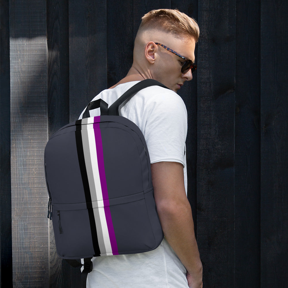 Asexual Pride Stripe Backpack The Rainbow Stores