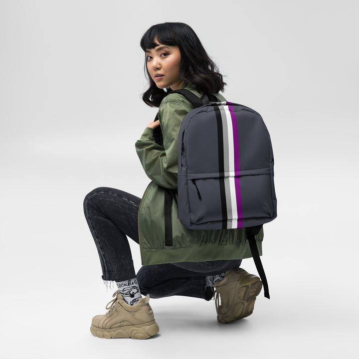 Asexual Pride Stripe Backpack The Rainbow Stores