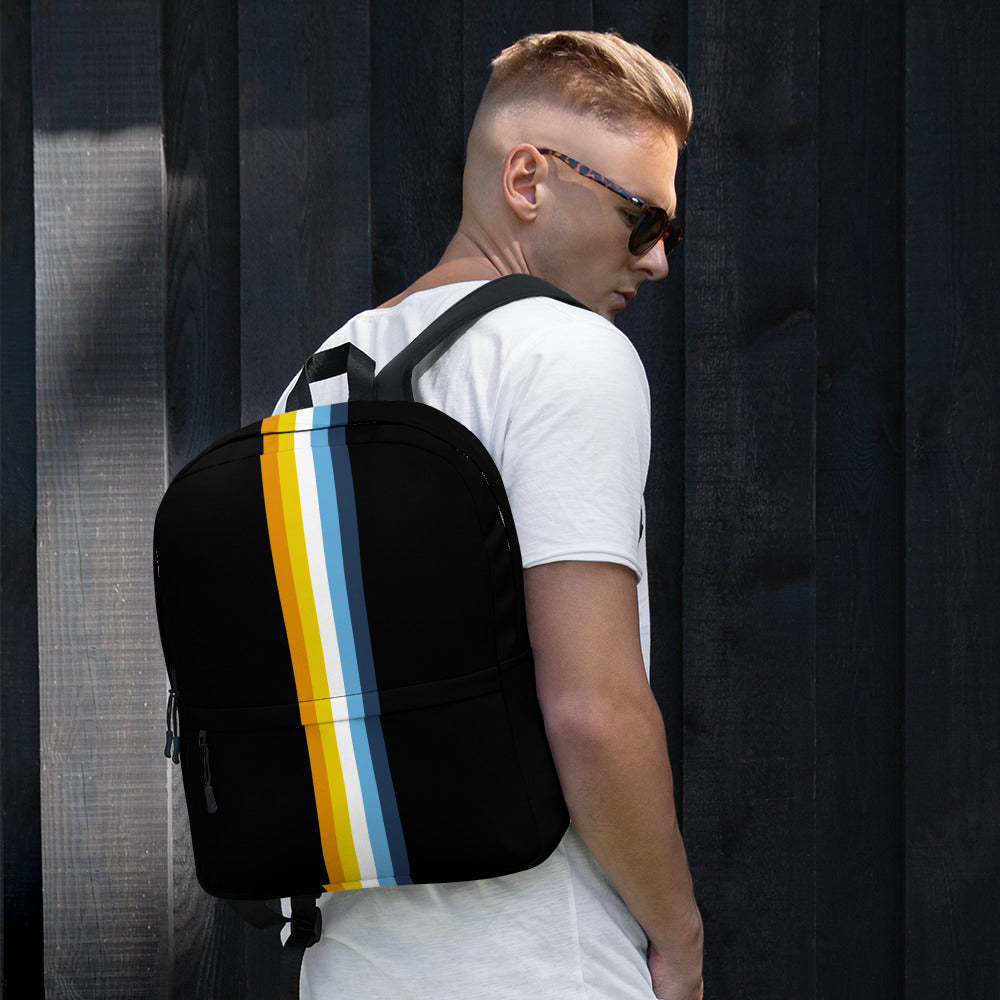 AroAce Pride Stripe Backpack Bags The Rainbow Stores