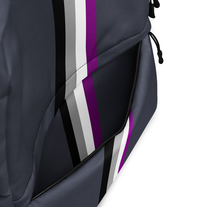 Asexual Pride Stripe Backpack The Rainbow Stores