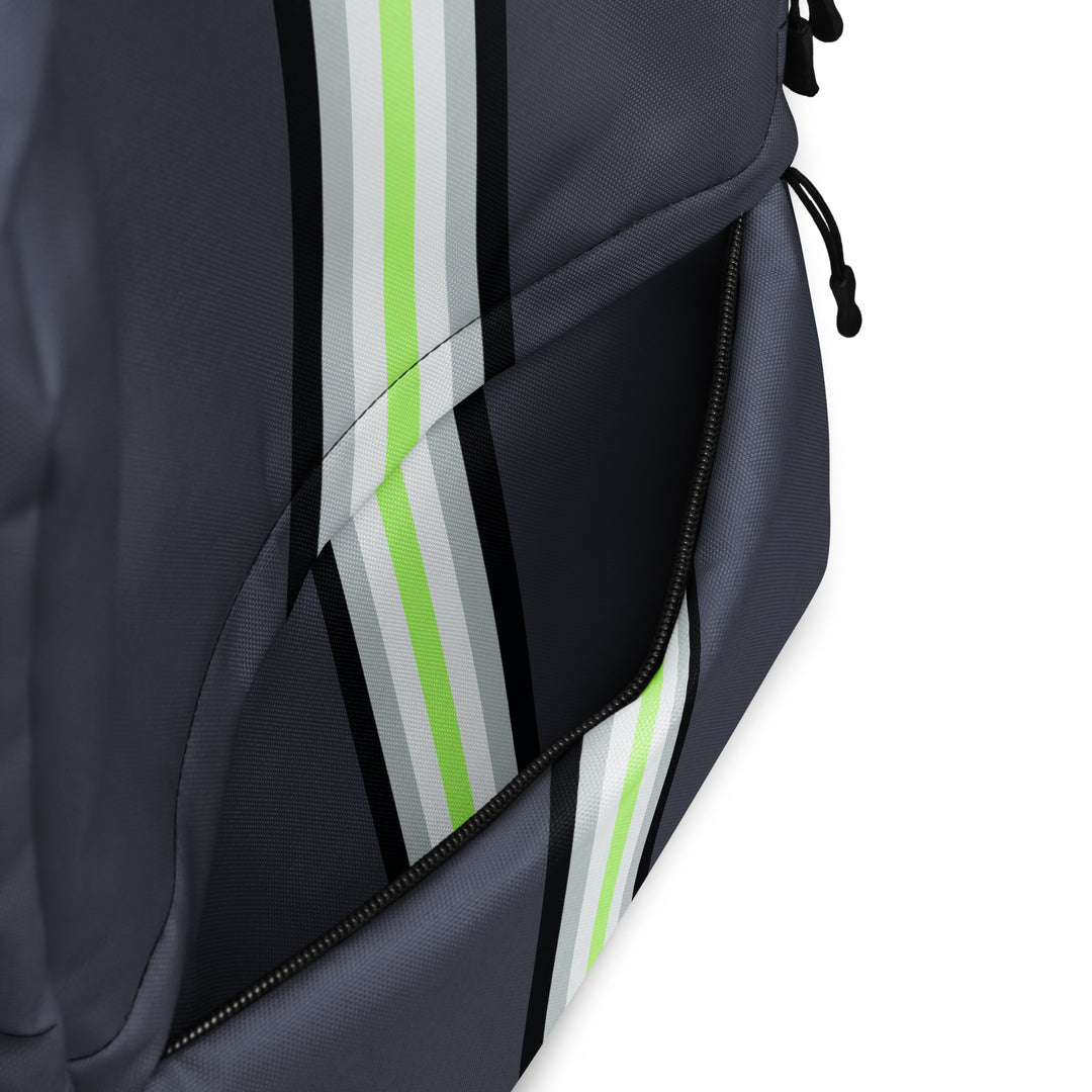Agender Pride Stripe Backpack The Rainbow Stores