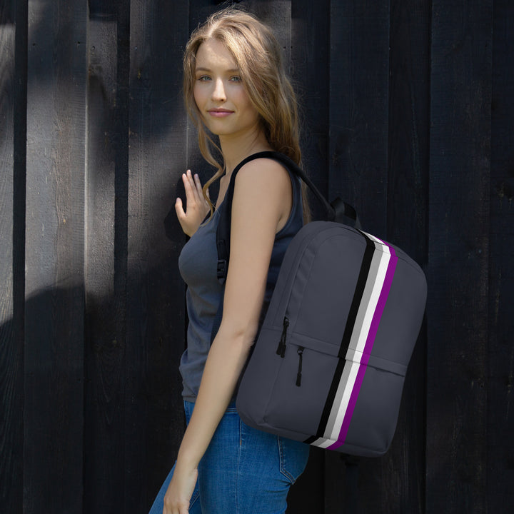 Asexual Pride Stripe Backpack The Rainbow Stores