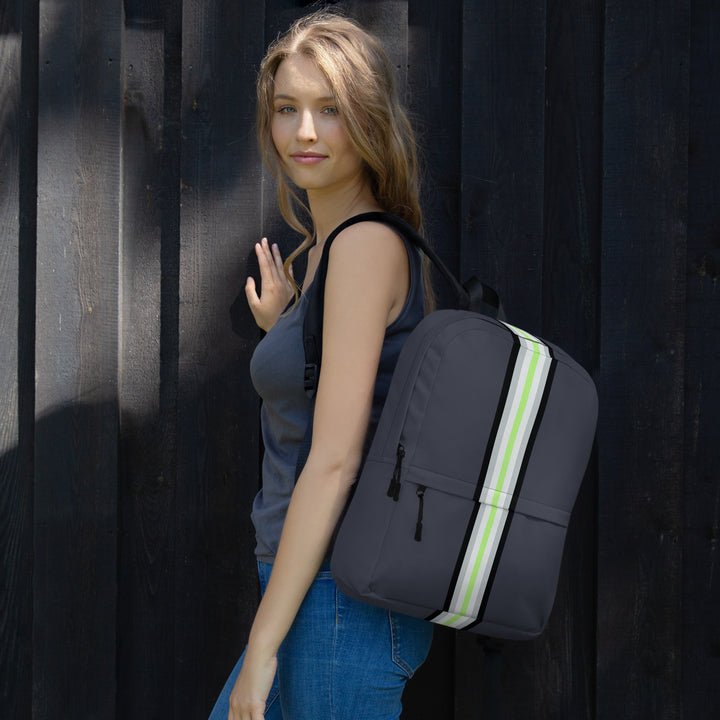 Agender Pride Stripe Backpack The Rainbow Stores
