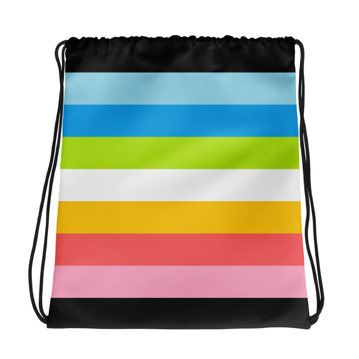 Queer Pride Flag Drawstring Bag Bags The Rainbow Stores