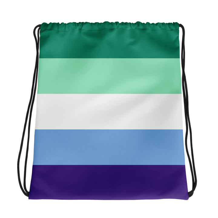 Gay Men Pride Flag Drawstring Bag Bags The Rainbow Stores