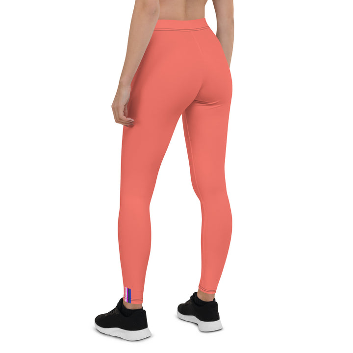 Gender Fluid Pride Flash Peach Leggings Leggings The Rainbow Stores