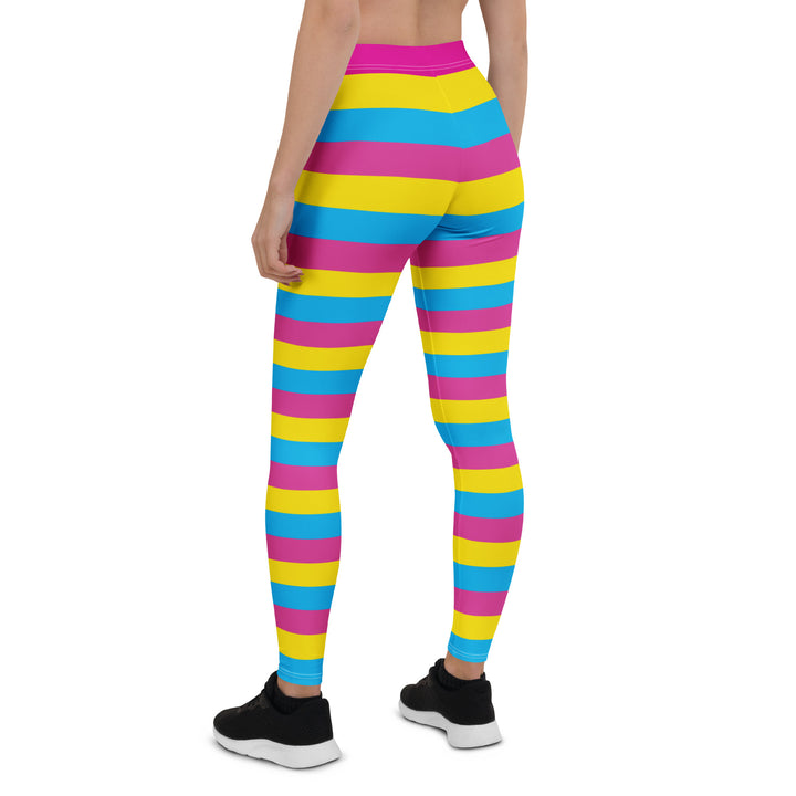 Pansexual Pride Hooped Leggings Leggings The Rainbow Stores