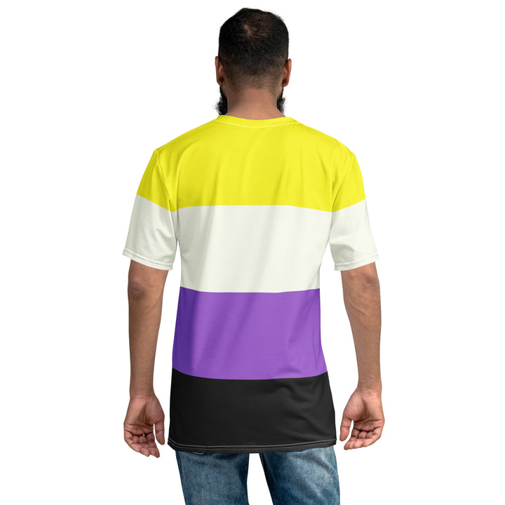 Non-Binary Pride Flag T-shirt AOP T-shirts The Rainbow Stores