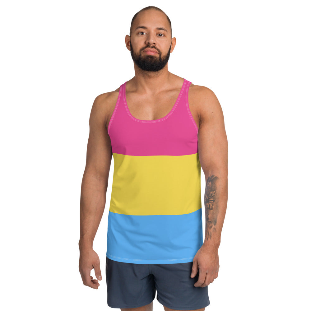 Pansexual Pride Flag Vest Vests and Tank Tops The Rainbow Stores