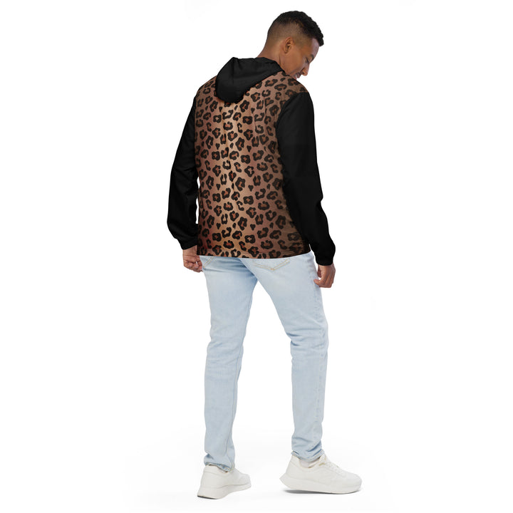 Leopard Print Windbreaker With Rainbow Pride Inside Windbreaker The Rainbow Stores