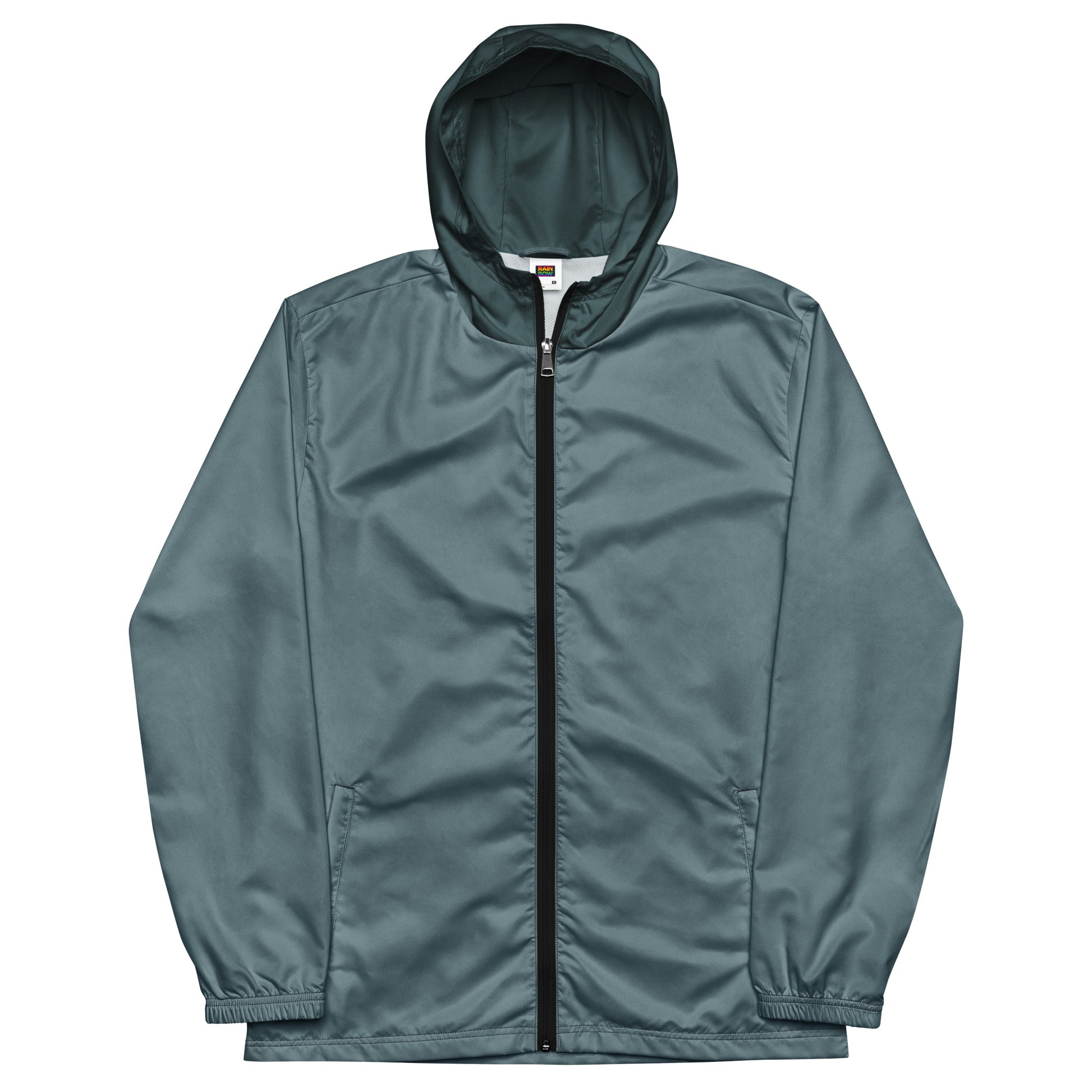 Slate Grey Windbreaker With Rainbow Pride Inside – The