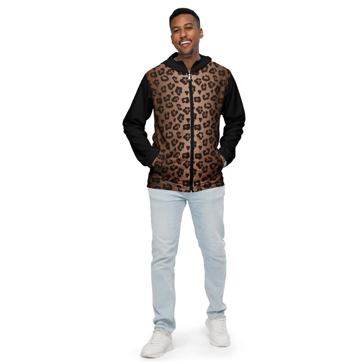 Leopard Print Windbreaker With Rainbow Pride Inside Windbreaker The Rainbow Stores