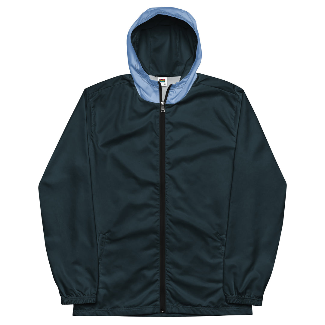 Mindnight Blue With Light Blue Hood Windbreaker Windbreaker The Rainbow Stores