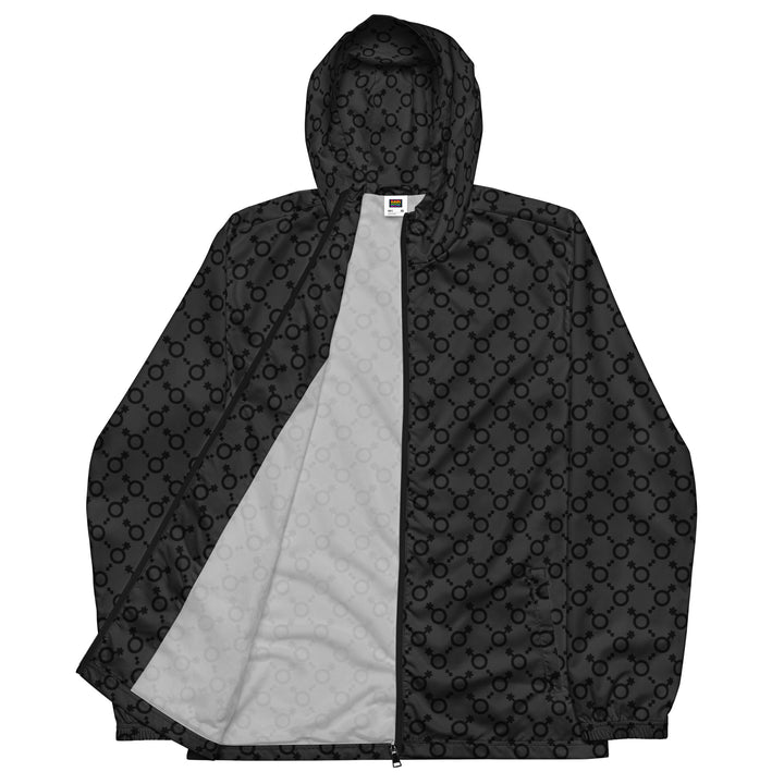 Non-Binary Symbol Pattern Windbreaker  The Rainbow Stores