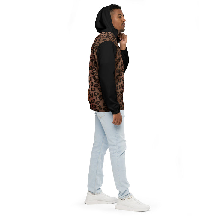 Leopard Print Windbreaker With Rainbow Pride Inside Windbreaker The Rainbow Stores