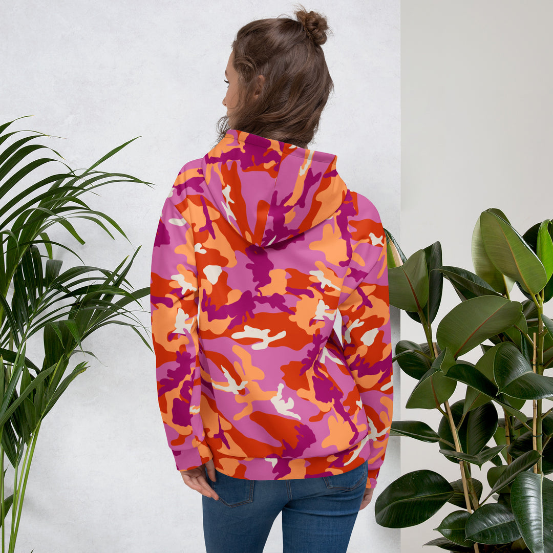 Lesbian Camo Hoodie Hoodies AOP The Rainbow Stores