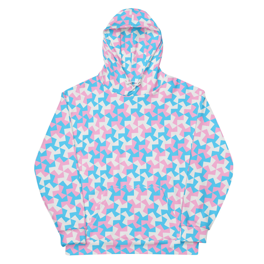 Trans Pride Pattern X Hoodie Hoodies AOP The Rainbow Stores