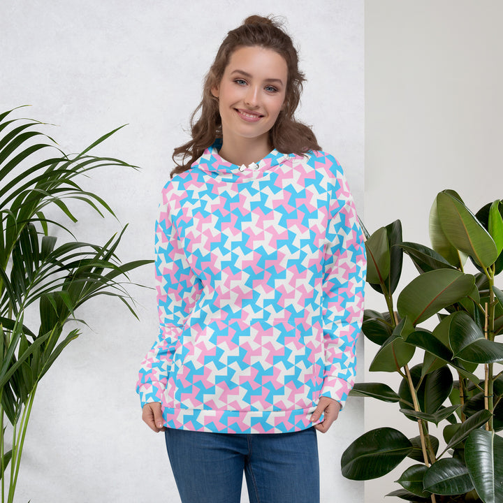Trans Pride Pattern X Hoodie Hoodies AOP The Rainbow Stores